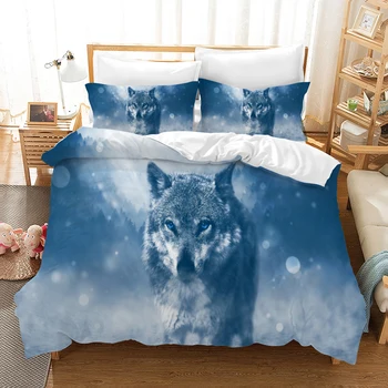 

Wolf Animal 3d Bedding Set Duvet Covers Set Pillowcases Home Textile Twin Full Queen Comforter Bedding Sets Bedclothes Bed Linen