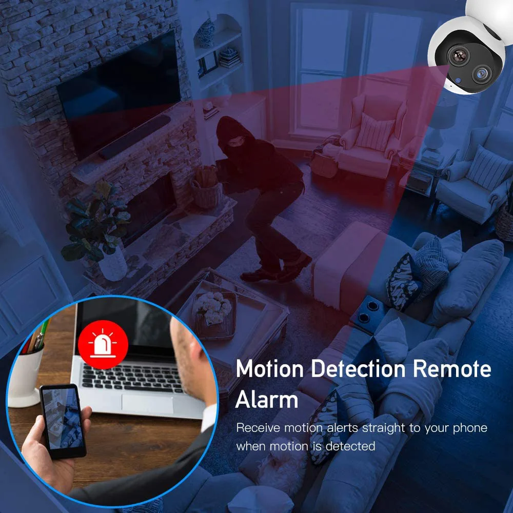 HD 1080P Indoor WiFi Camera Smart Home Security Surveillance IP Camera CCTV 360 PTZ 10X Zoom Baby Pet Video Monitor Securite Cam