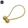 1Pc Pearl Curtain Magnetic Ball Tie Rope Backs Holdbacks Buckle Clips Accessory Rods Accessoires Hook Holder Home Decorations 3