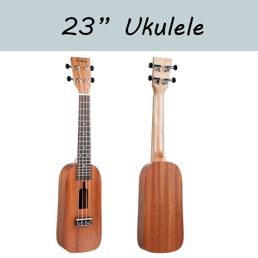 

Concert Ukulele Mahogany 18 Fret 23" Ukulele Bottle Type Ukulele 4 String Hawaii Guitar New