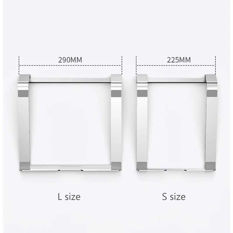  Aluminum Alloy Notebook Stand Portable Laptop Stand Holder For Macbook Air Pro 13 15 Non-slip Silic