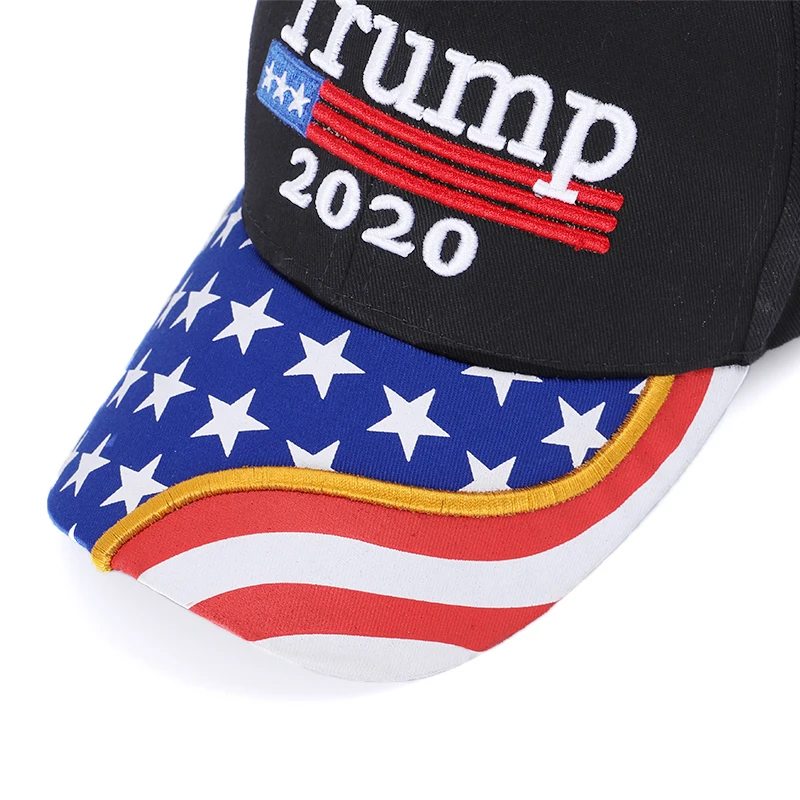 Дональд Трамп, камуфляжная бейсболка с флагом США, бейсболка с вышивкой