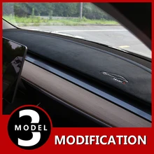 Модификация для Tesla для модели 3 светильник для приборной панели декоративная модификация салона автомобиля центральная консоль солнцезащитный коврик