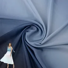 Градиент шифон с рисунком текстиль полиэстеровый стеганый DIY шитье стеганые вечерние женская одежда пижамы платье ткань