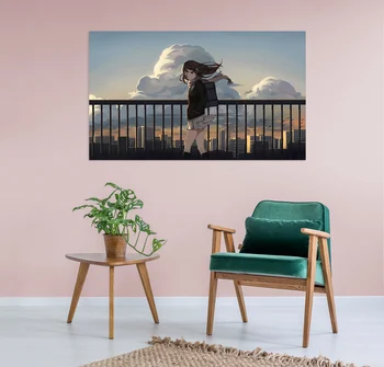 

[Self-Adhesive] 3D Cinderella Girls 222 Japan Anime Wall Stickers Mural Decal Wall Murals AJ WALLPAPER Belly