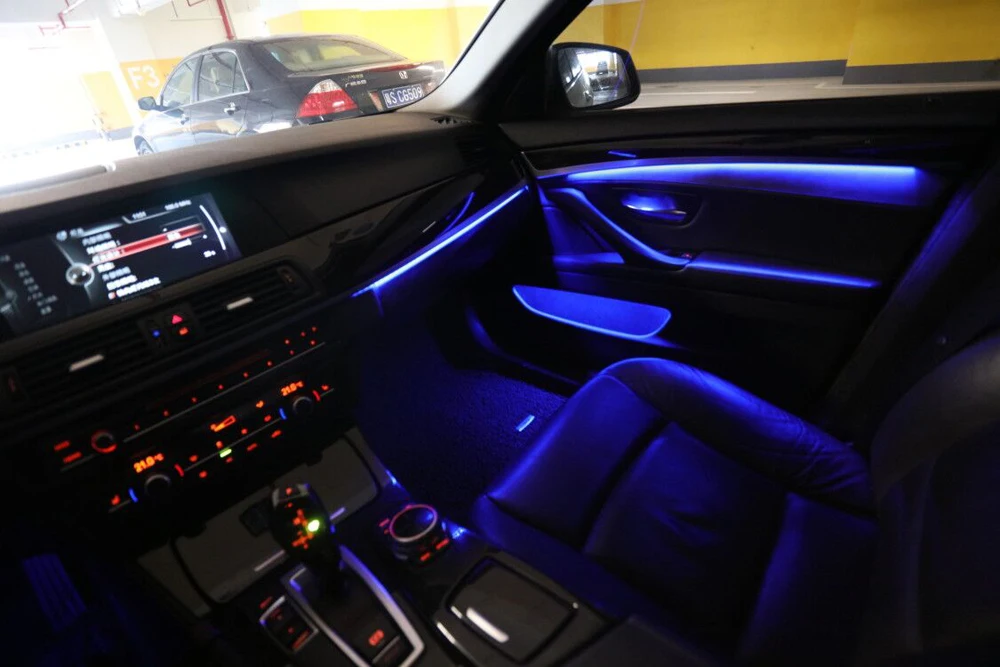 hår dræbe Jeg vil være stærk 9-color Automatic Conversion Car Neon Interior Door Ambient Light  Decorative Lighting For Bmw 5 Series F10 F11 F18 2010-2018 - Decorative  Lamps & Strips - AliExpress