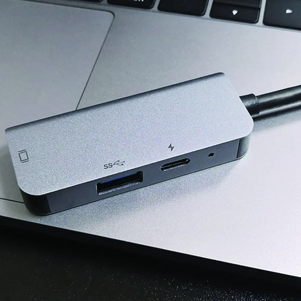 Type C к HDMI адаптер USB 3,1 4K конвертер UHD PD зарядное устройство хаб мужчин и женщин для MacBook для телефона зарядный адаптер