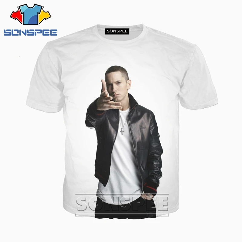 

Anime 3d print hip hop t shirt Men rock dj Women rapper fashion t-shirt Eminem Harajuku top tees Funny shirts homme tshirt A262