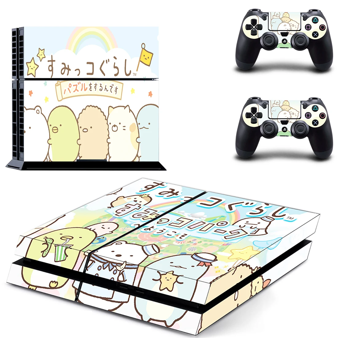 Sumikko гураши PS4 наклейка s Play station 4 кожа Наклейки Обложка для playstation 4 PS4 консоль и контроллер Скины Виниловые