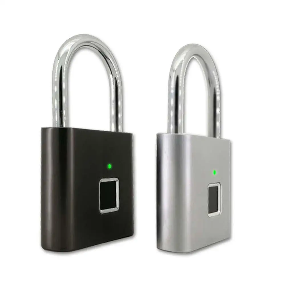 Безопасность Keyless USB Перезаряжаемый дверной замок отпечаток пальца Умный Замок быстрая разблокировка цинковый сплав Металл Портативный