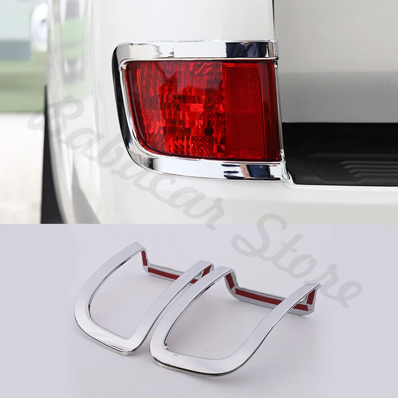 

Chrome Rear Tail Fog Light Lamp Frame Cover Trim Car-Styling Accessories For Toyota Land Cruiser 200 LC200 2016 2017 2018 2019