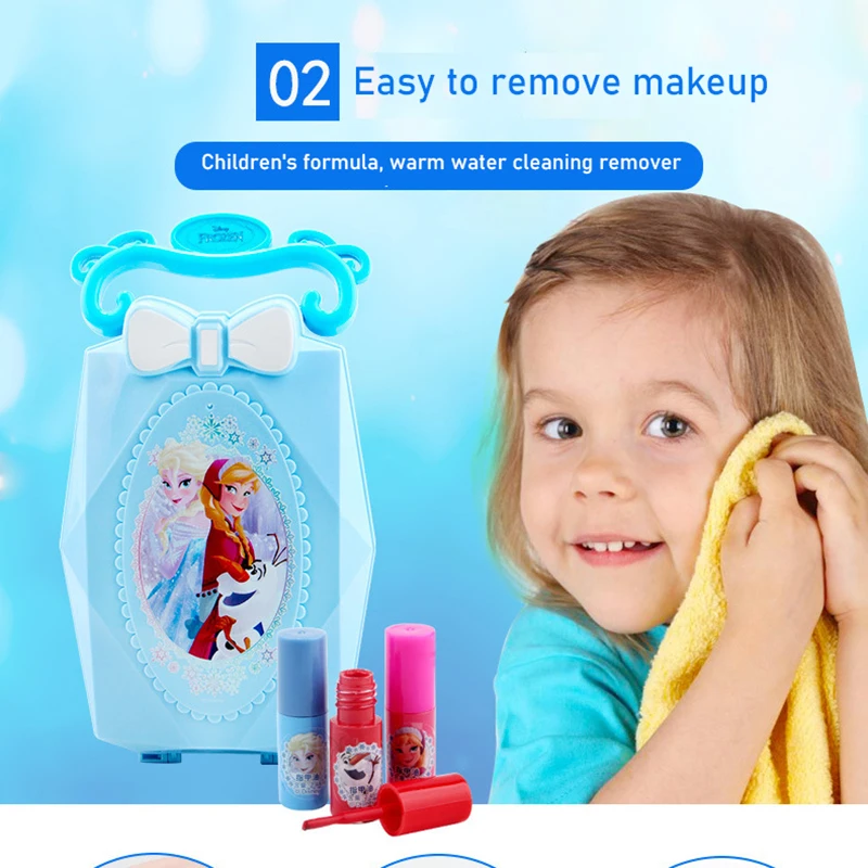 Disney girls toys forzen toys Makeup toy girl gift disney princess toys for girls disney accessories frozen toys make up kids