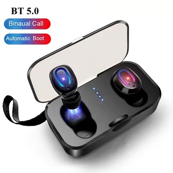 

PJD TWS Bluetooth headphones Earbuds HIFI HD Stereo Sport Wireless earphones In-Ear Noise Cancelling Gaming Headset for sport