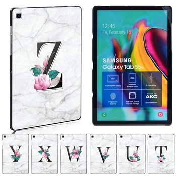 

Hard Shell Tablet Case for Samsung Galaxy Tab A A6/Tab A/Tab E/Tab S5E - 26 Letters Slim Tablet Cover Case + Free Stylus