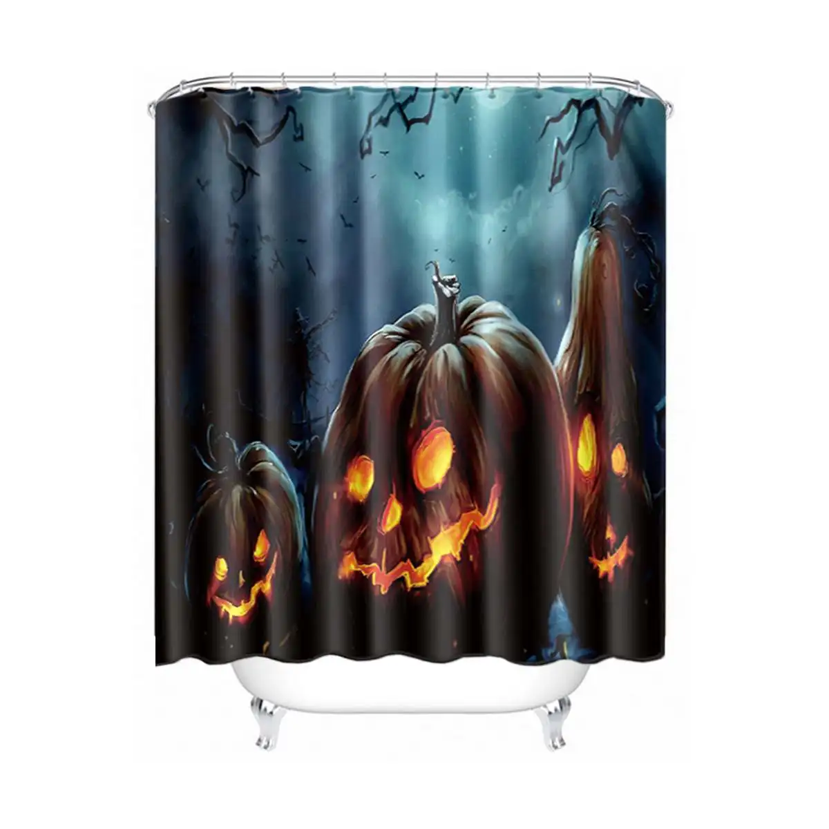 1 Shower curtain Набор для ванной комнаты, водостойкая занавеска для душа, фланелевые тканевые ковры для ванной, крышка для унитаза, напольный коврик, подставка, коврик для ванной комнаты, декор для ванной комнаты - Цвет: 1 Shower curtain