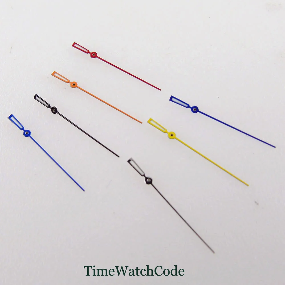 Guarda Gli Aghi Di Seconda Mano Adatti Per Seiko Nh35 Nh36 4 R36 7 S36 7002 7009 Nero/Argento/Blu/Rosso/Arancione/Giallo