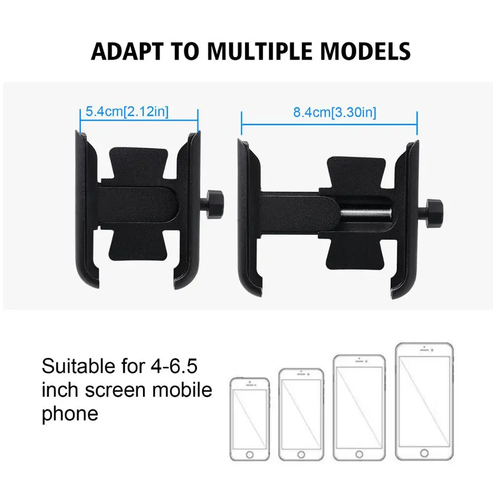 Универсальный мотоцикл велосипед Скутер руль/зеркало заднего вида держатель мобильного телефона 360 градусов вращения Автомобильный держатель телефона