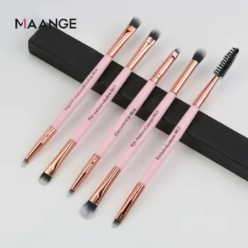 

MAANGE Makeup Brushes Set 5pcs/lot Eye Shadow Blending Eyeliner Eyelash Eyebrow Make up Brushes Professional Eyeshadow Brush New