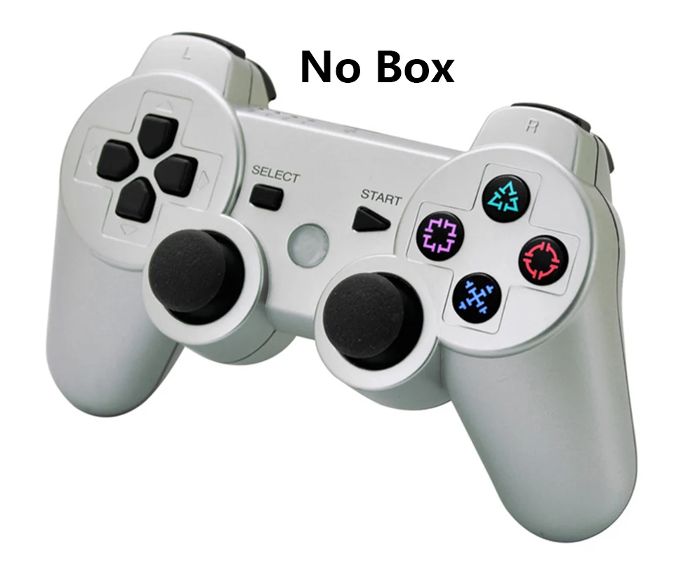 Bluetooth беспроводной джойстик контроллер геймпад ForDualshock3 Замена для PS3 двойной вибратор forPlay Station 3 Аксессуары - Цвет: Silver No Box