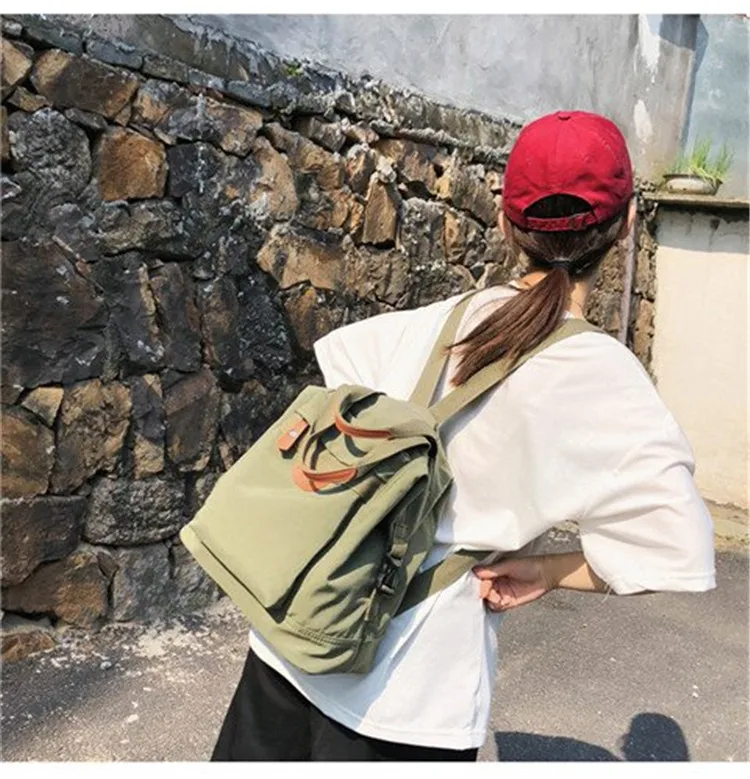 Лето, и древний школьный рюкзак ins, Япония и Южная Корея, школьный городок, простой рюкзак джокер