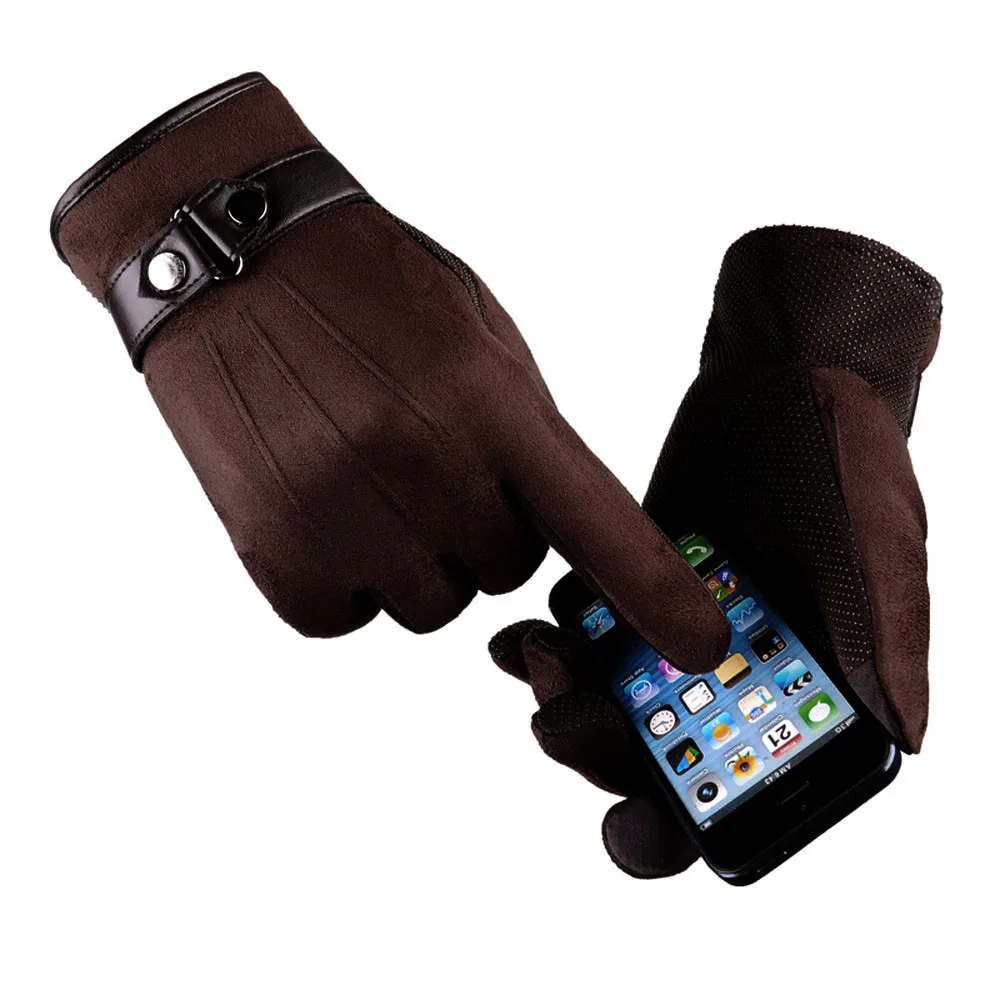 Мужские и женские тактические зимние перчатки модные перчатки для пальцев зимние модные женские варежки черные перчатки для вождения зима