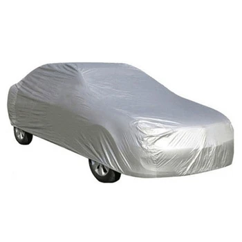 

PEVA Universal Single layer Full Car Auot Cover Outdoor Sun UV Snow Dust Resistant Protection Cover For Sedan Hatchback SUV