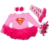 Newborn Cartoon Clothes Baby Girls Clothing Set My First Birthday Baby Clothes Set Ruffle Tutu Dress New Born Baby Clothing 3