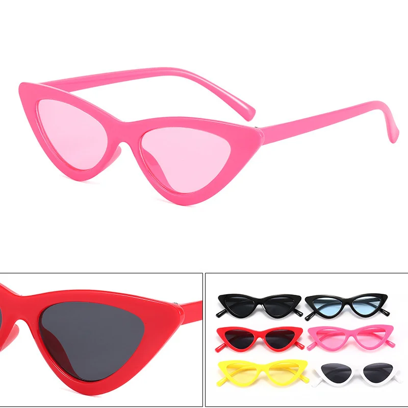 Sunglasses children's small frame cat's eye plastic frame glasses 9014 trendy children's Sunglasses cat's Eye kids sunglasses children sunglasses