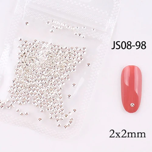 1bag approx 500pcs nail art metal rivets Nail Studs Slider Manicure metal patch for nail accessories decoration jsce-25dtrd JS08-98