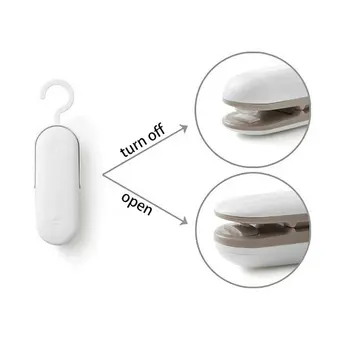 

Vacuum Sealer Machine For Food Chip Bag Sealer Mini Portable Heat Sealer Hand Pressure Sealing Machine