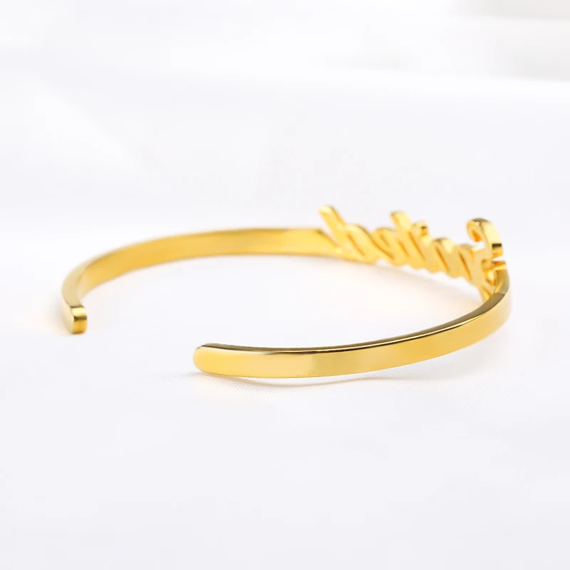 Персонализированные BFF Ювелирные изделия Kpop пользовательское имя браслеты для женщин и мужчин Bijoux Femme золото Erkek Bileklik