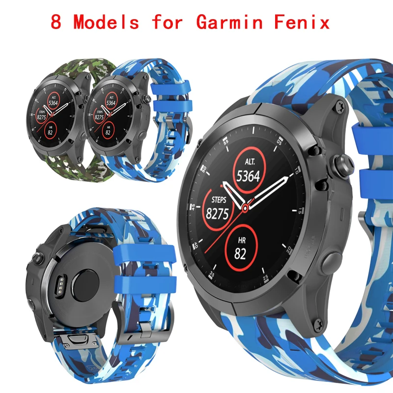 

Soft Silicone Replacement wristband Watch Band bracelet strap for Garmin Fenix 5X Fenix3 For Smart Watch 26mm wrist band strap