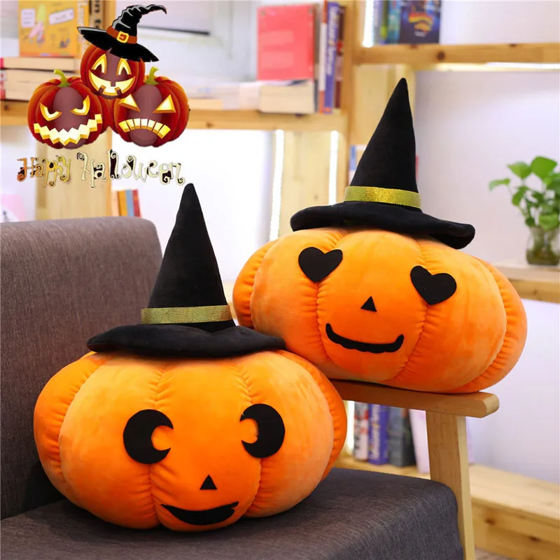 20/25/35/45CM Creative Pumpkin Pillow Soft Doll Large Halloween Gift Props Plush Toys Stuffed PP Cotton | Игрушки и хобби