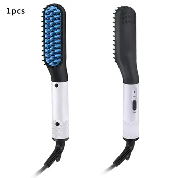 

Men'S Multi-Function Straight Hair Comb Beard Comb Styling Combing Hair Comb Ceramic Straight Hair Straightener 2020