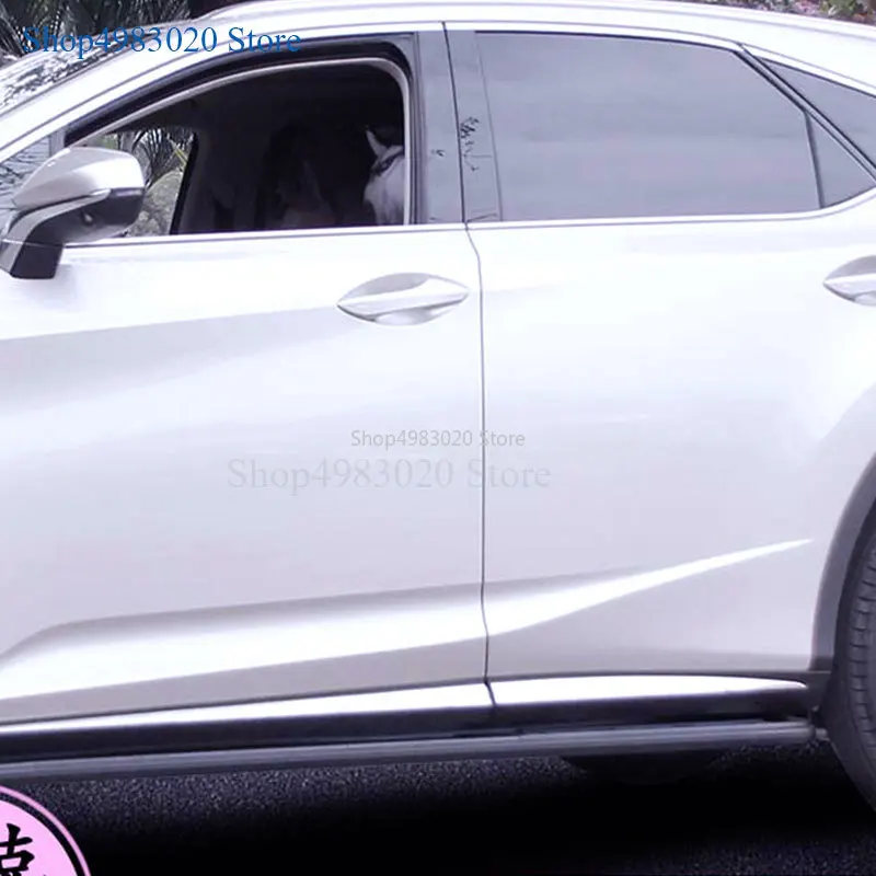 Для Lexus RX Class RX350 RX405h ABS Хромированная Боковая дверь кузова литье под давлением отделка автомобиля slyling аксессуары