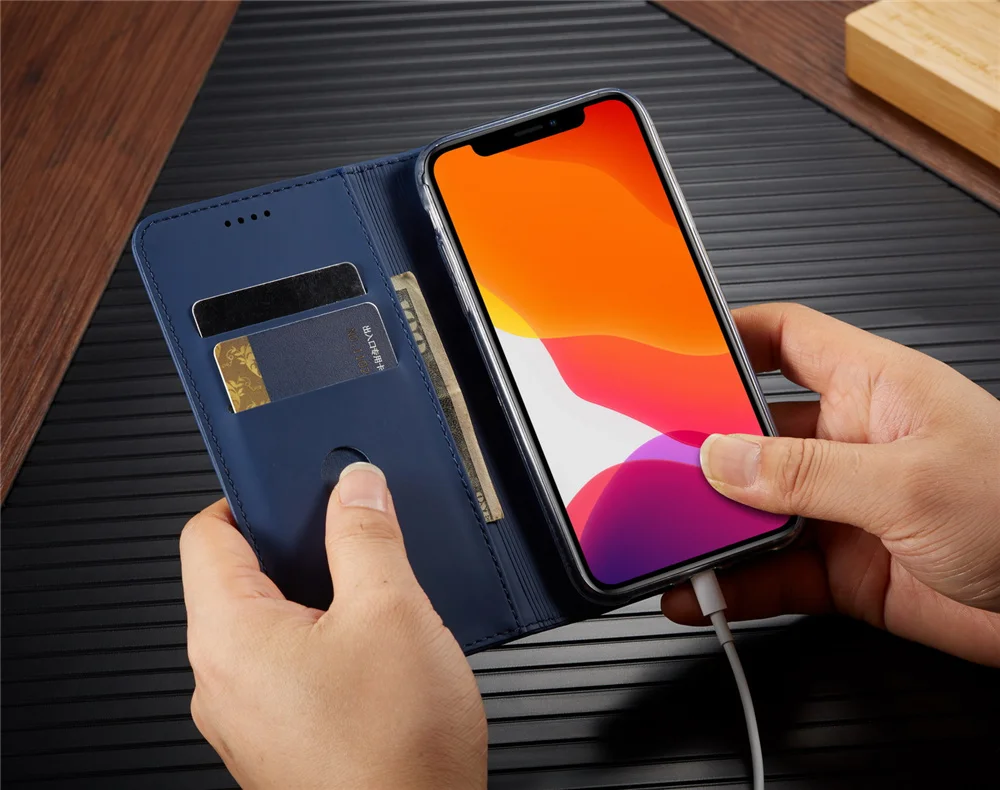 Кожаный флип-чехол для huawei P30 Lite слот для магнитных карт держатель ТПУ мягкий чехол для huawei P30 Pro Чехол для телефона Coque Hoesje