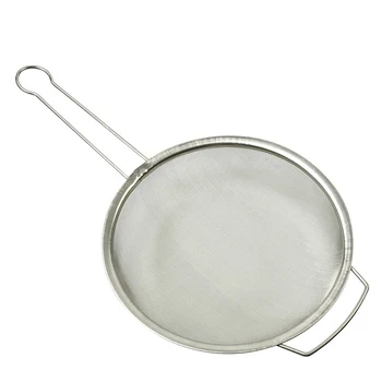 

Stainless Steel Beekeepers Honey Mesh Strainer Filter Net Bee Beekeeping With Reinforced Frame And Sturdy Handle Grip