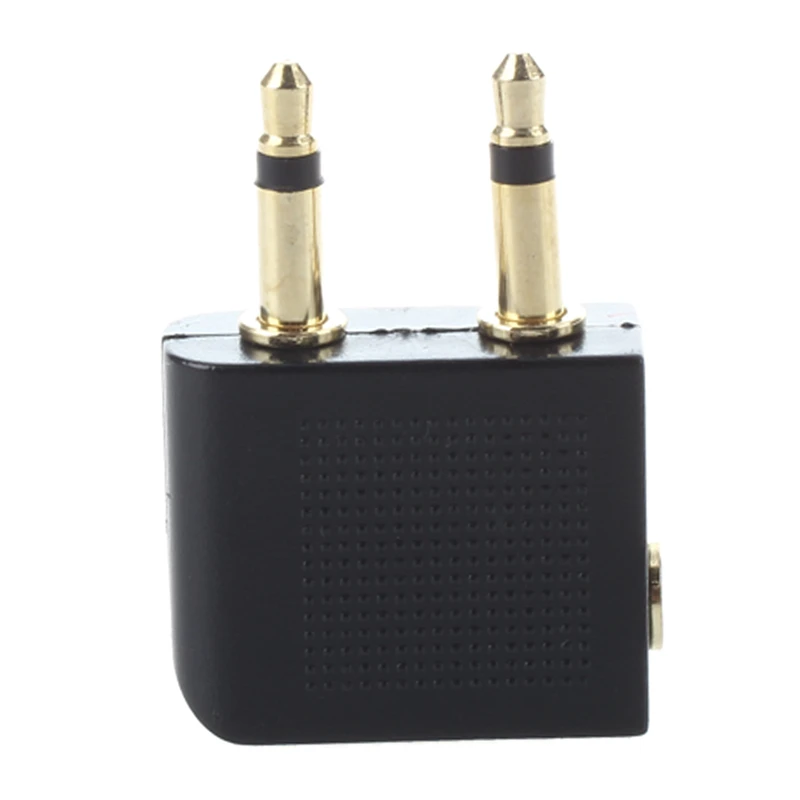 3 5 mm x 3 5 mm Aircraft Airline Travel Headphone Jack audio Adapter 3