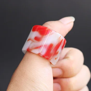 

Men Thumb Ring Jade Rings Natural Soapstone Rings Gift for Men Fashion Jewelry