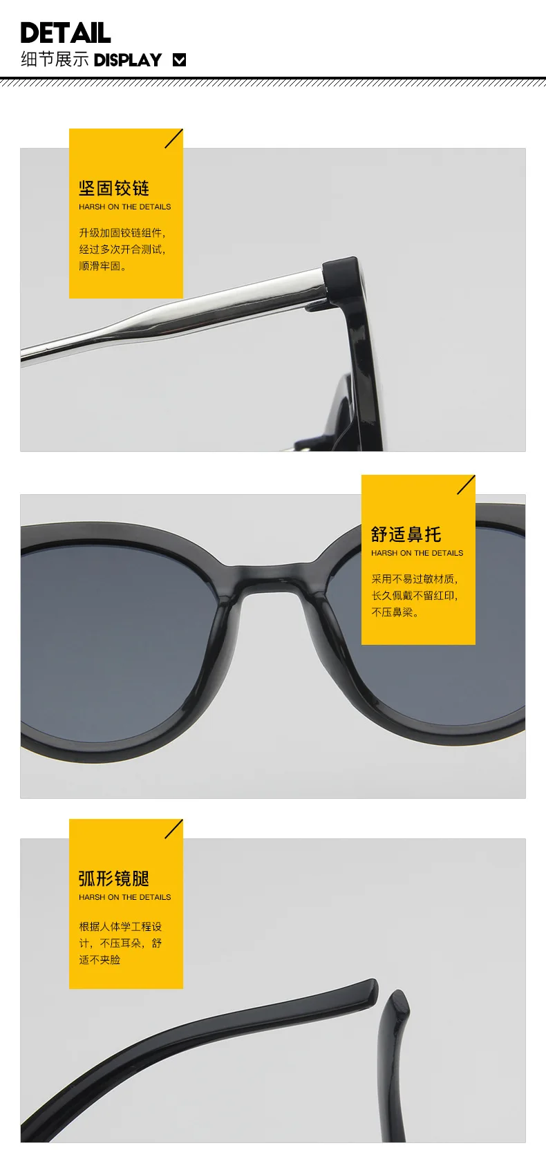 ray ban sunglasses women Zeontaat 2019 New Sunglasses Star with The Same Retro Korean Glasses 08 Sunglasses M Nail Street Shot UV Protection ray ban sunglasses women