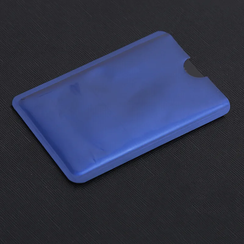 10 pcs Anti-Scan Card Sleeve Credit RFID Card Protector Anti-magnetic Aluminum Foil Portable Bank Card Holder