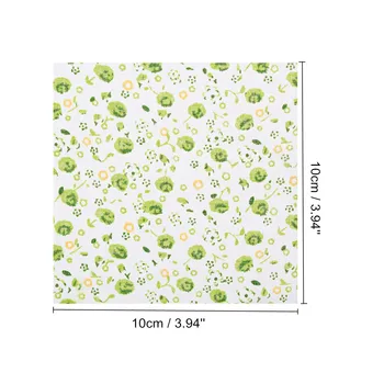

100Pcs 10X10CM Square Crafts Cloth 100% Cotton Fabric Print Cloth Sewing Quilting for Patchwork Needlework DIY Handmade Material