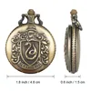 Hot Selling Slytherin Theme Quartz Pocket Watch Roman Numbers Display Bronze Retro Necklace Watch New Arrival 2022 ► Photo 2/6