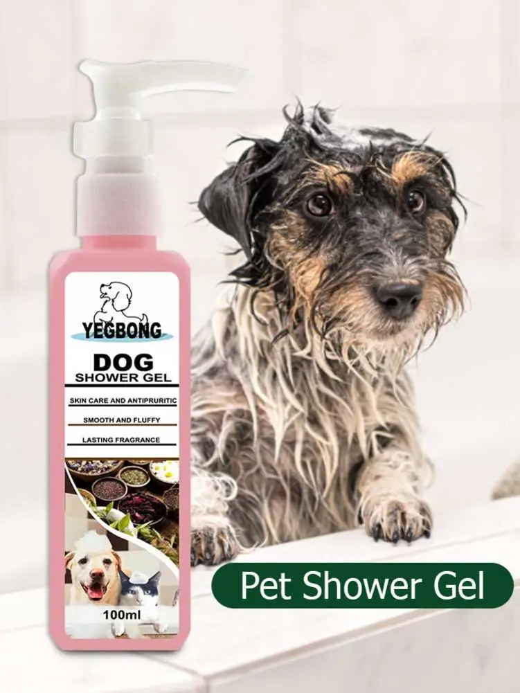 100ml Pet Cleaning Shampoo Pet Shower Gel Pet Cleaning Foam Dog Cat