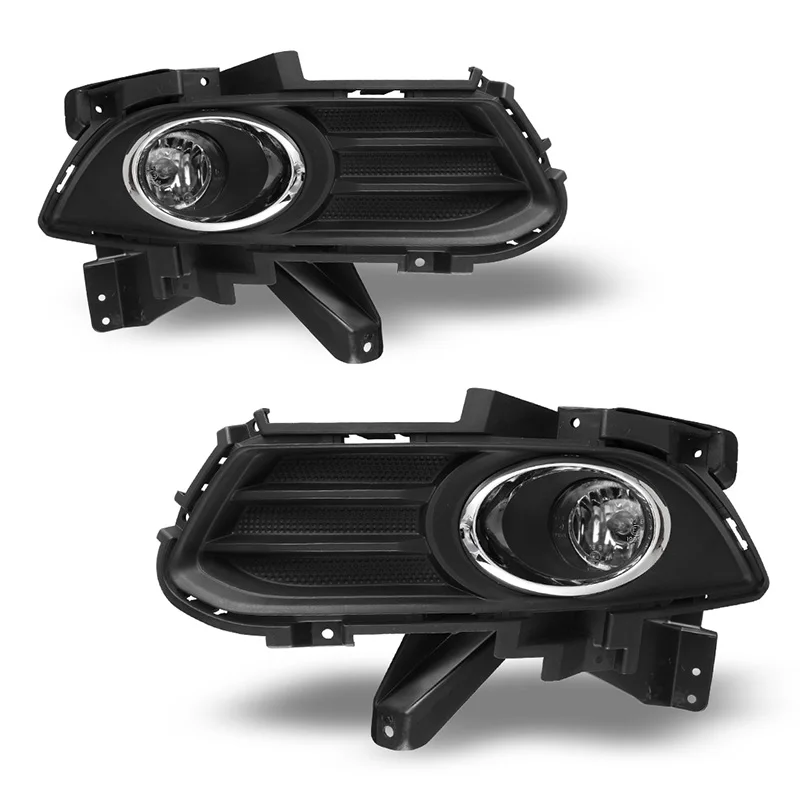 

Complete Set Front Fog Lights Fog lamp Kit with Bezel Covers and Wiring For Ford for Fusion for Mondeo 2013 2014 2015 2016