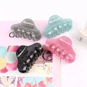 

New Fashion Simple High quality acrylic shining Hair Clips for Girls Women's Hair Accessories Headdress