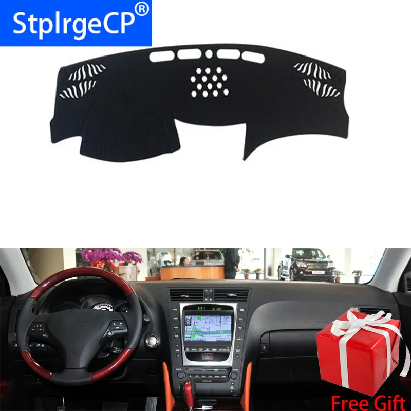 

for lexus gs200 250 300 350 450 2004-2011 dashboard mat Protective pad Shade Cushion interior sticker car styling accessories