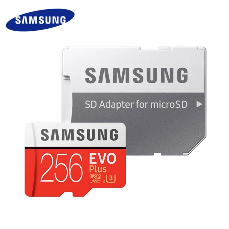 Carte mémoire Micro SD SAMSUNG 8 go 64 go 128 go 256 go EVO Plus Class10 TF carte C10 SD Card95MB/S UHS-1 MicroSD U3 cartao de mémoire