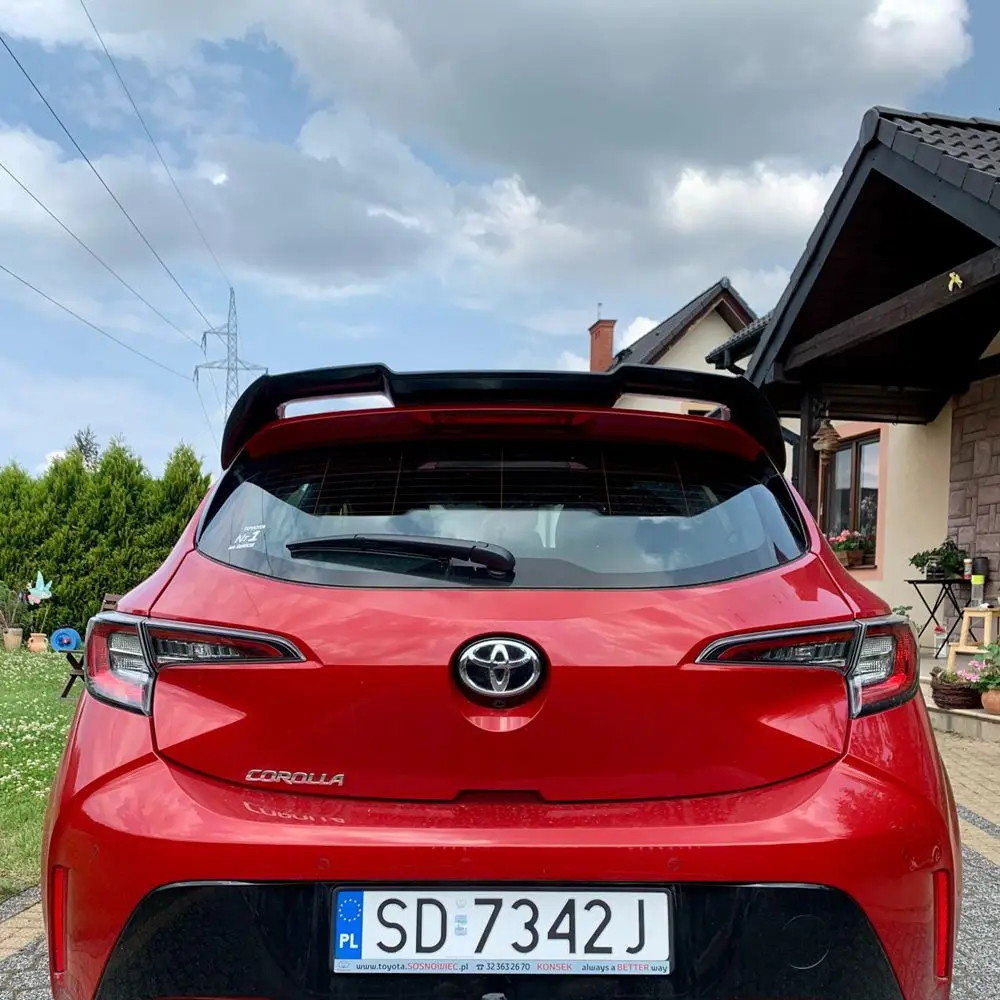 

Спойлер для хэтчбека Toyota Corolla 2019 2020 2021 из АБС-пластика, заднее крыло автомобиля, задний спойлер грунтового цвета