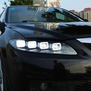 

for 08-15 Mazda 6 headlight assembly modified for Bugatti LED daytime running light LED light source headlight assembly